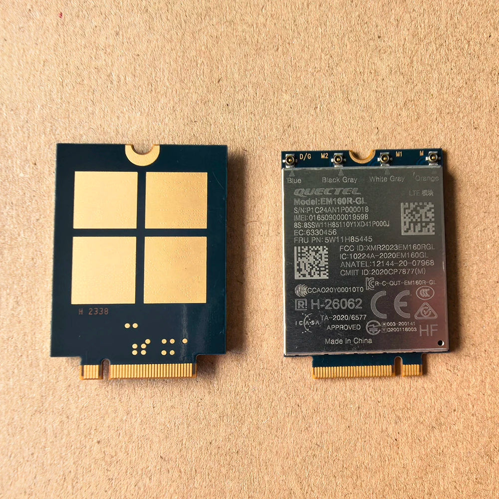 Quectel EM160R-GL LTE-A Cat16 M.2 Module SDX24 4G PCIE WWAN Card FRU 5W11h85445 For Thinkpad P16v X12 Detachable Gen2 Laptop