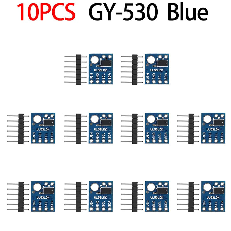 VL53L0X Time-of-Flight Laser Ranging Sensor IIC GY-530 VL53L0X VL53L1X V2 Laser Distance Module High Accuracy