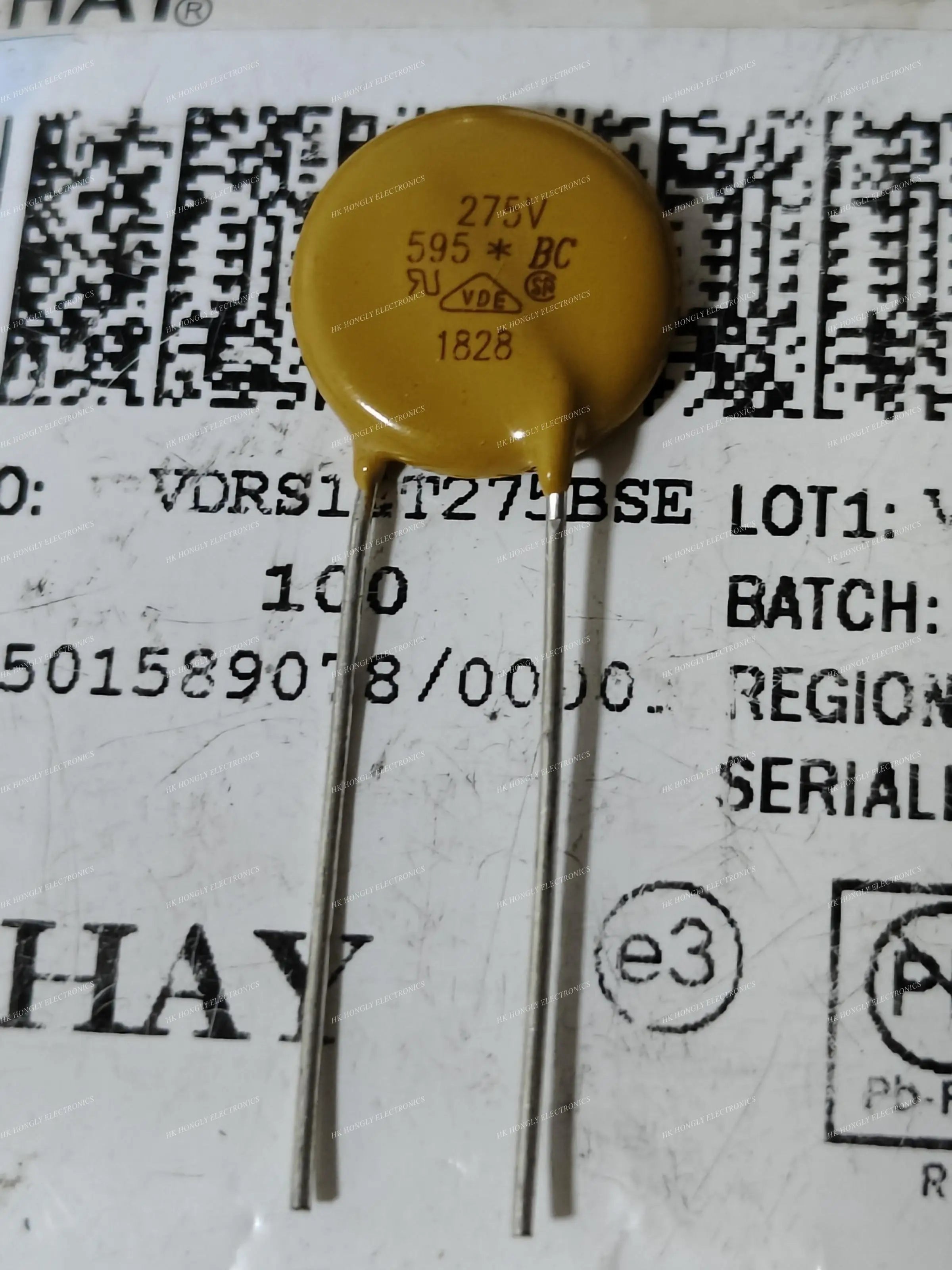 5PCS  275V  300V  593  VARISTOR RESISTOR