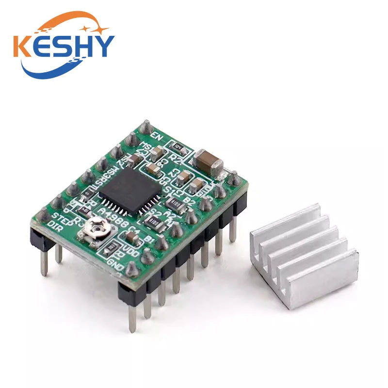 3D Printer Parts A4988 DRV8825 Stepper Motor Driver With Heat sink For SKR V1.3 1.4 GTR V1.0 RAMPS 1.4 1.6 MKS GEN V1.4 board