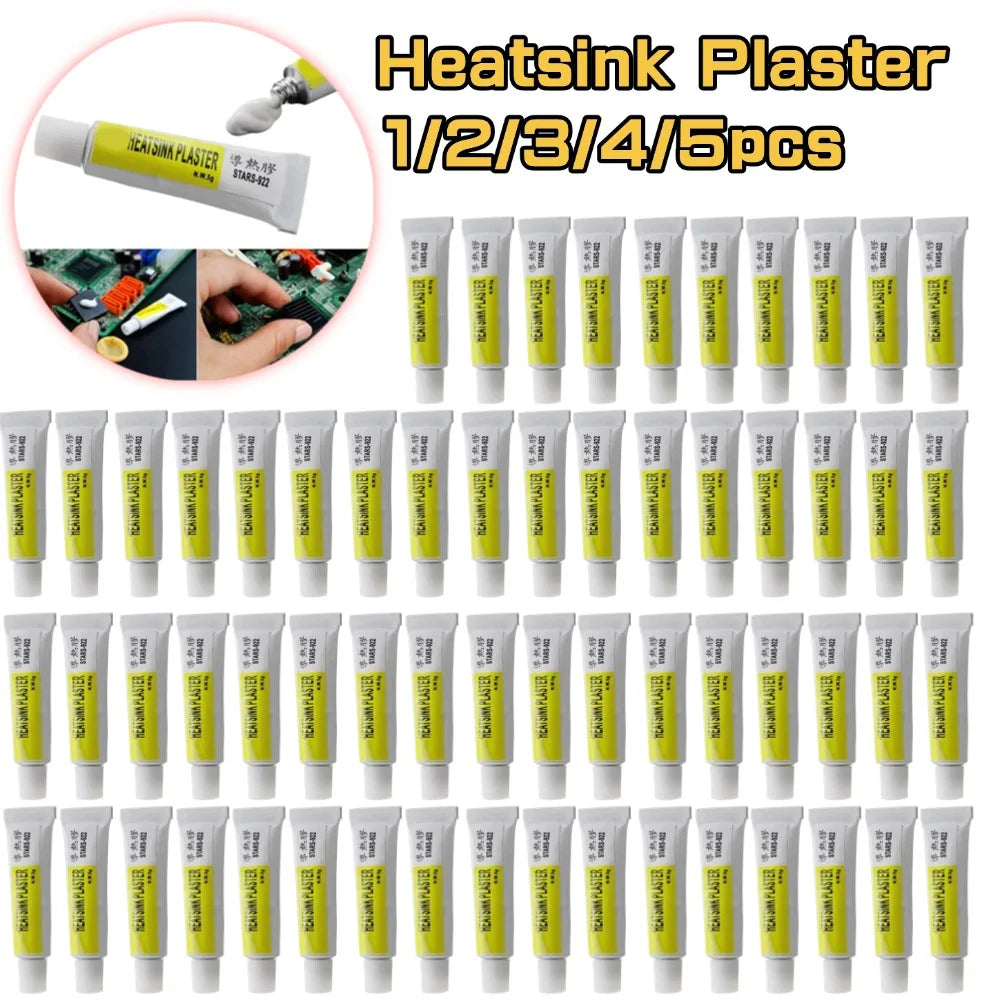 1-5pcs STARS-922 Heatsink Plaster Thermal Silicone Adhesive Cooling Paste Strong Adhesive Compound Glue For Heat Sink Sticky
