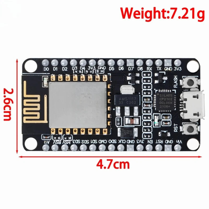 1PCS NodeMCU Motor Shield Board L293D for ESP-12E from ESP8266 esp 12E kit diy rc toy wifi rc smart car remote contro