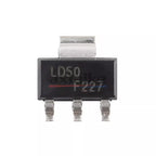 20PCS LD1117S33 LD1117S50 LD33 LD1117 LD12 LD18 LD50 ADJ SOT223 SMD Adjustable 3.3V 5V Fixed Low Drop Positive Voltage Regulator