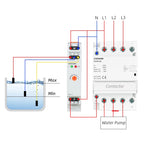 Liquid Level Control Relay Water Level Monitoring Relay 220V Automatic Water Pump Controller Switch with Stainless Sensor
