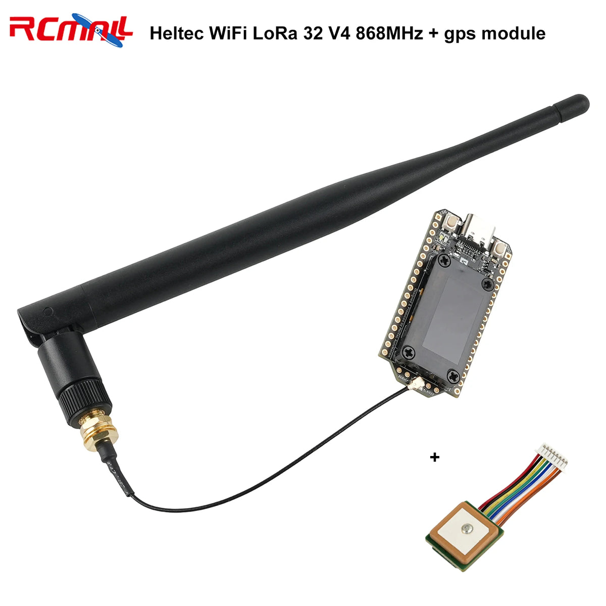 Heltec LoRa32 V4 Meshtastic GPS ESP32 WIFI+BLE SX1262 LoRa 0.96inch OLED Solar Powered Dev-Board Mesh Network for Arduino IoT