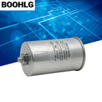 CBB65 SH.S2 450V 20UF Washing Machine Start Capacitor Aluminum Case Single Insert Bottom with Screws