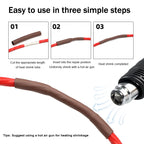 NEW-Color 2:1 Heat Shrink Tube 1 2 3 4 6 8 10 12 14 16 18 20 30 40 50mm DIY Wire Cable Repair Connector Wrap Insulated Sleeving