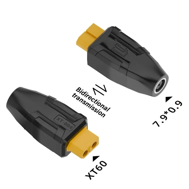 XT60 Male Female to EC5 Female Plug Type-c DC Male Female No Wire Connector Plug Adapter 55*25 5521 7406 7909 to XT60 Connector