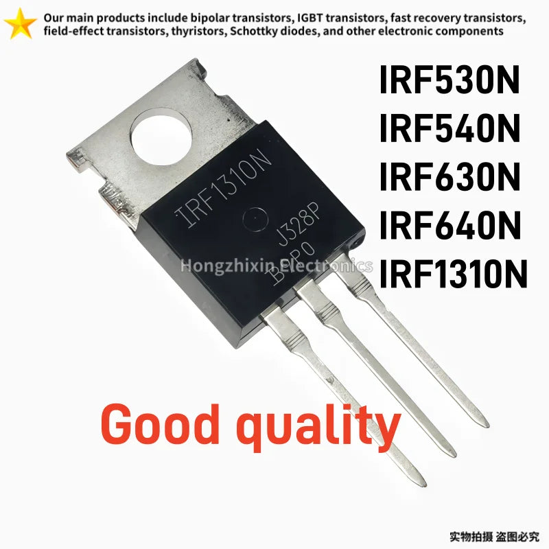 IRF1310N TO-220 10PCS Good quality IRF530N IRF540N IRF630N IRF640N N-channel Field Effect Transistor