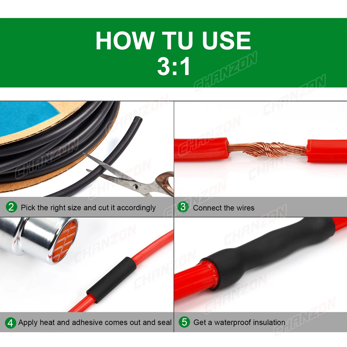 25M/Roll 3:1 Φ1.6-Φ50Mm Heat Shrink Tube Ahensive Lined Double Wall Marine Grade Wrap Glue Polyolefin Wire Tubing Cable Sleeves