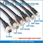 L16 N Male to RP SMA RP-SMA RPSMA Q9 BNC TNC UHF Male UHF Female Coaxial LMR400 RG8 RG8U RG8/U SYWV50-7 7D-FB Extend Cable