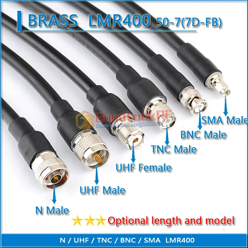 L16 N Male to RP SMA RP-SMA RPSMA Q9 BNC TNC UHF Male UHF Female Coaxial LMR400 RG8 RG8U RG8/U SYWV50-7 7D-FB Extend Cable