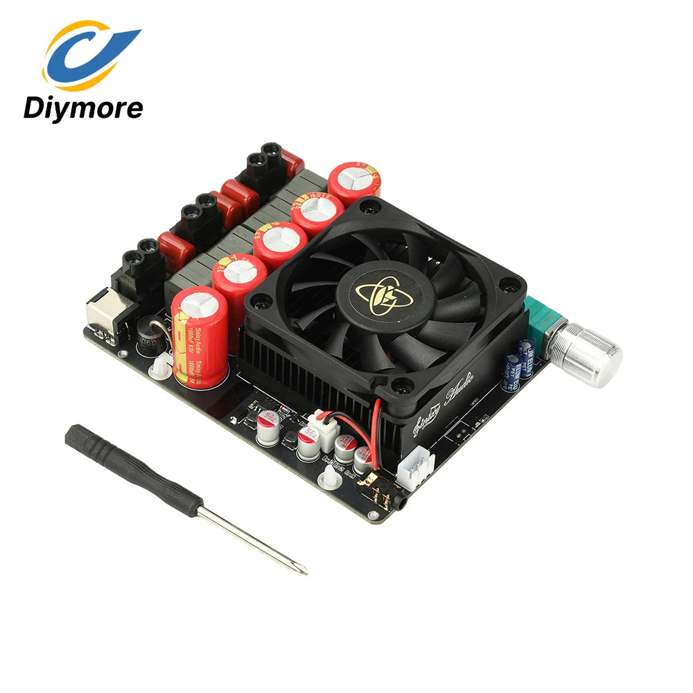 XY-AP1200 Pure Power Amplifier Board Class-D Power Amplifier 600W+600W 2-Channel TPA3255 Amplificador For Hi-Fi Speakers