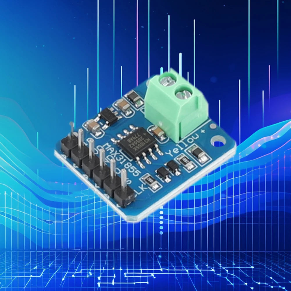 MAX31855 Temperature Measurement Module SPI Interface K Type Thermocouple Module Development Board -200℃ To +1350℃ for Arduino