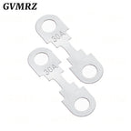 5PCS Car Flat Type Fuse Chip 32V Battery Insert Fork Bolt Type High Current Zinc Alloy 20A 30A 40A 50A 60A 70A 80A 100A 110A