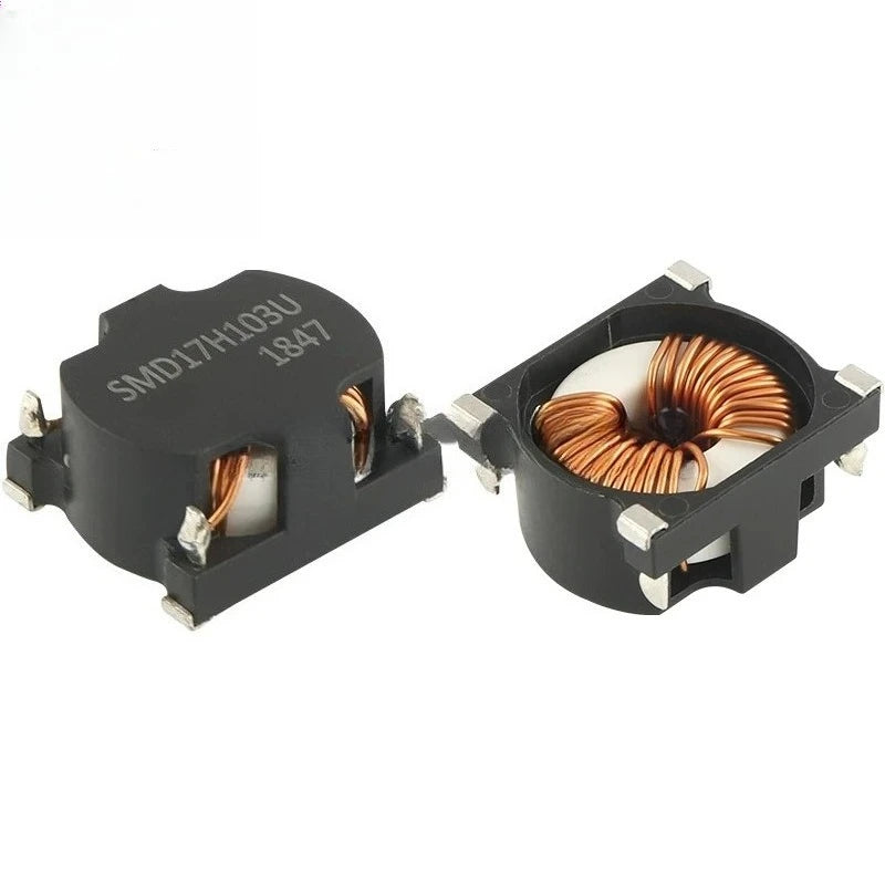 SMD17H103U SMD Common Mode Inductor Filter 1000UH 1MH 3A Magnetic Ring Coil for Switching Power Supply