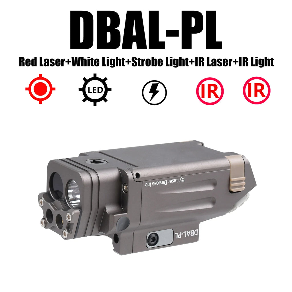SBAL-PL DBAL-PL CQBL-1 Laser IR/Red/Green Dot Laser Indicator Momentary Constant Quick Open Scout Light Connect Mount For 20MM