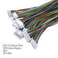 10pcs Micro GH1.25 Silicon/PVC 2P 3P 4P 5P 6pin wt Latch 20cm Single End Male Plug Housing Termianl Wire Cable Connector