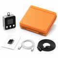 3 in 1 CO2 Monitor 10000ppm NDIR Sensor, Temperature Humidity Air Quality Meter with USB Data Logger Real-Time Display