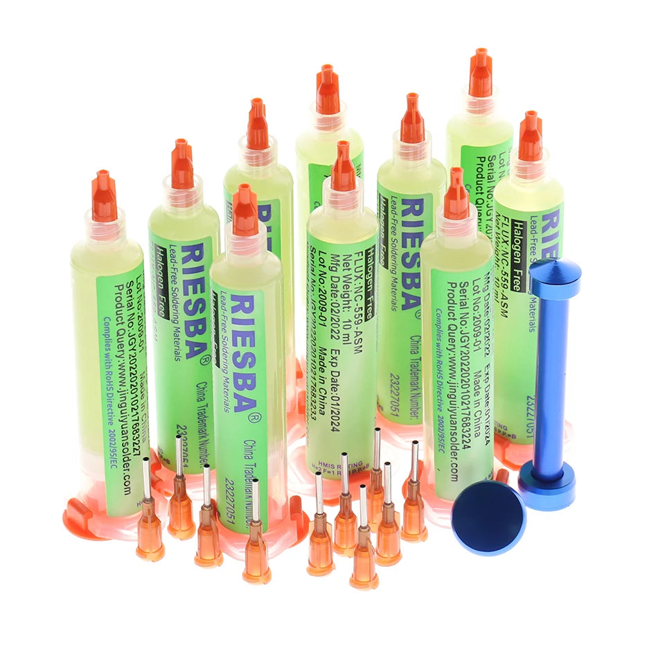RIESBA NC-559-ASM The high quality solder paste solder paste flux oil cylinder welding needle mouth