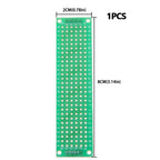 Single Sided Green PCB Prototype Board Universal Through Hole Perfboard for DIY Electronic Projects