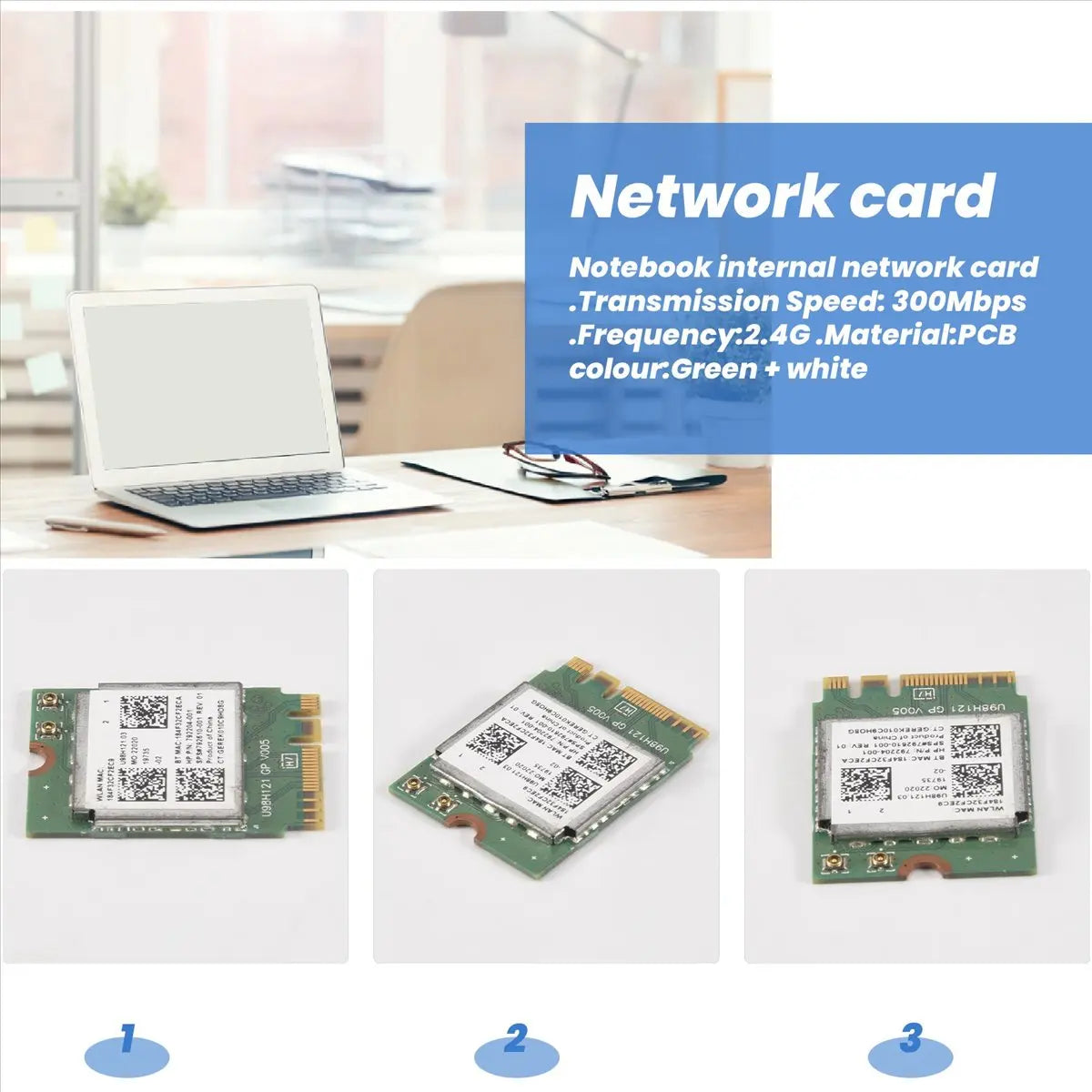 Wireless Adapter for Realtek RTL8723BE 802.11N WiFi Card Bluetooth 4.0 NGFF Card 843338-001 300Mbps