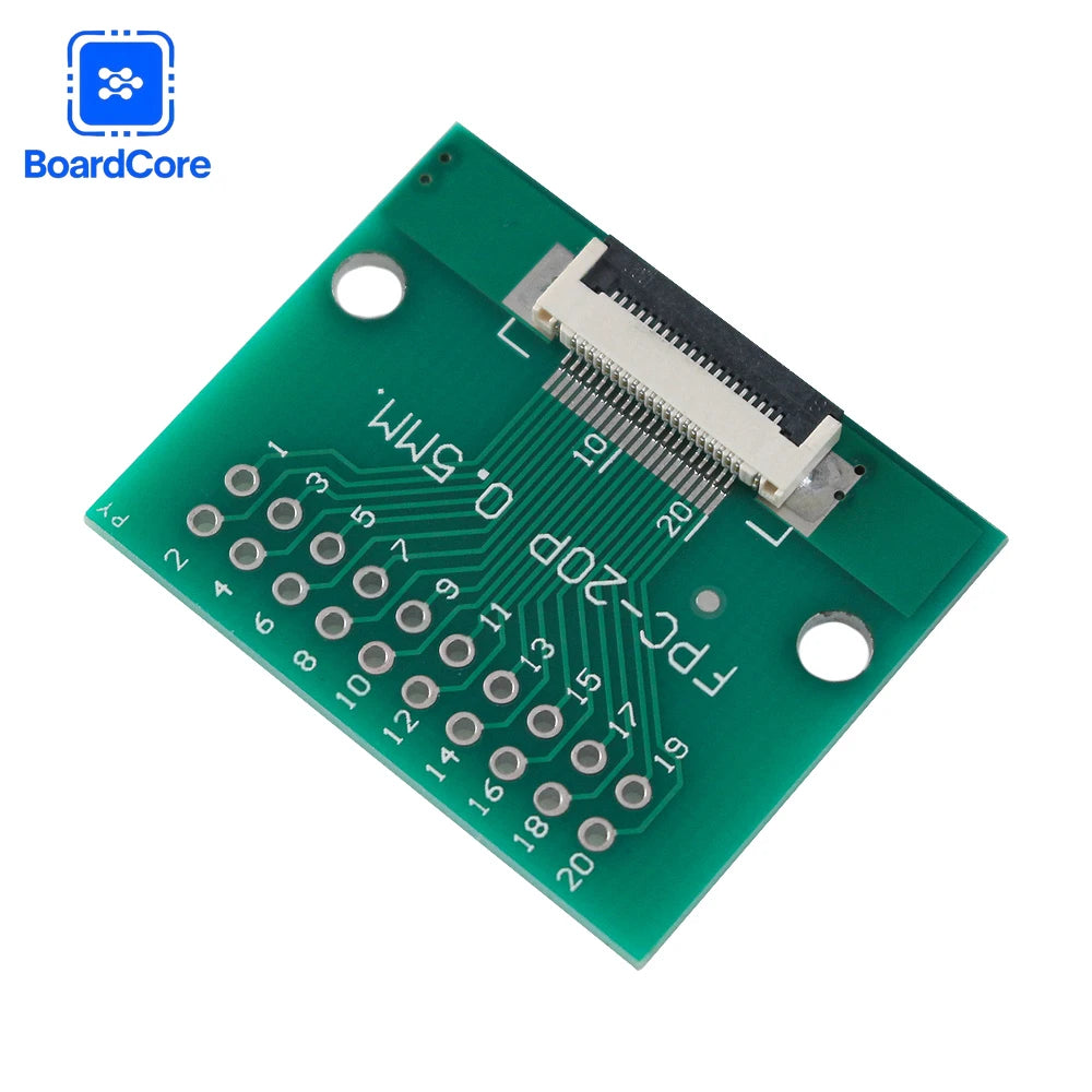 5PCS FPC FFC Connector 0.5mm Pitch Conversion Board SMT To 2.54mm 6P/8P/10P/12P/20P Flexible Cable Adapter Board