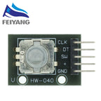 360 Degrees EC11 Rotary Encoder Module For Arduino Brick Sensor Switch Development Board KY-040 With Pins