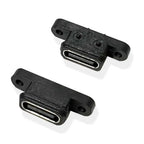 Type-C TYPE C 2Pin Female USB C Socket 2P Waterproof USB Connector 180 Degree Fast Charge Charging Interface