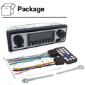 Hippcron Car Radio 1 Din Car MP3 Stereo Audio Player Bluetooth FM Receiver Support AUX/USB 12V Universal