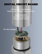 LCD Display Pressure Transmitter 4-20mA 0-5V 10V RS485 Output Water Gas Oil Pressur Sensor Negative Vacuum Pressure Transducer