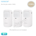 3Pcs E1 433MHz Wireless Pet-Immune PIR Detector (for the Pet≤15KG) For HOMSECUR 433MHz 4G Tuya WiFi Home Burglar Alarm System