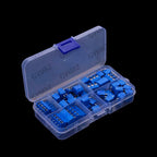 50PCS 2P-4P 5.0MM KF301 2P 3P 4P terminal blocks PCB splicing plug Blue KF301-2P KF301-3P KF301-4P