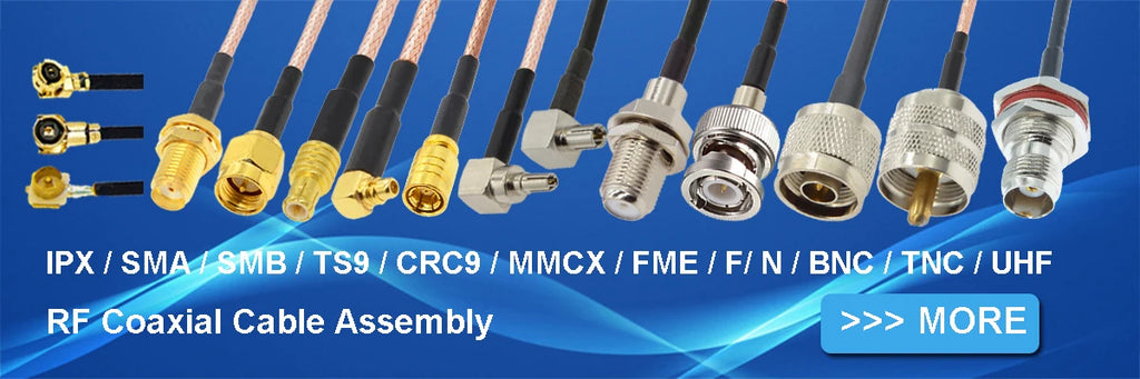 1PCS MMCX to DuPont Line MMCX Male Straight / Right Angle to Dual DuPont 2.54mm Female Jack Test Extension BEVOTOP RG316 Jumper
