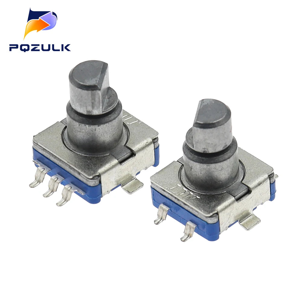 5PCS EC11 Rotary Encoder Code Switch With Push Button30 Position 360 Degree Infinite Rotation SMD 5Pin Plum Shaft