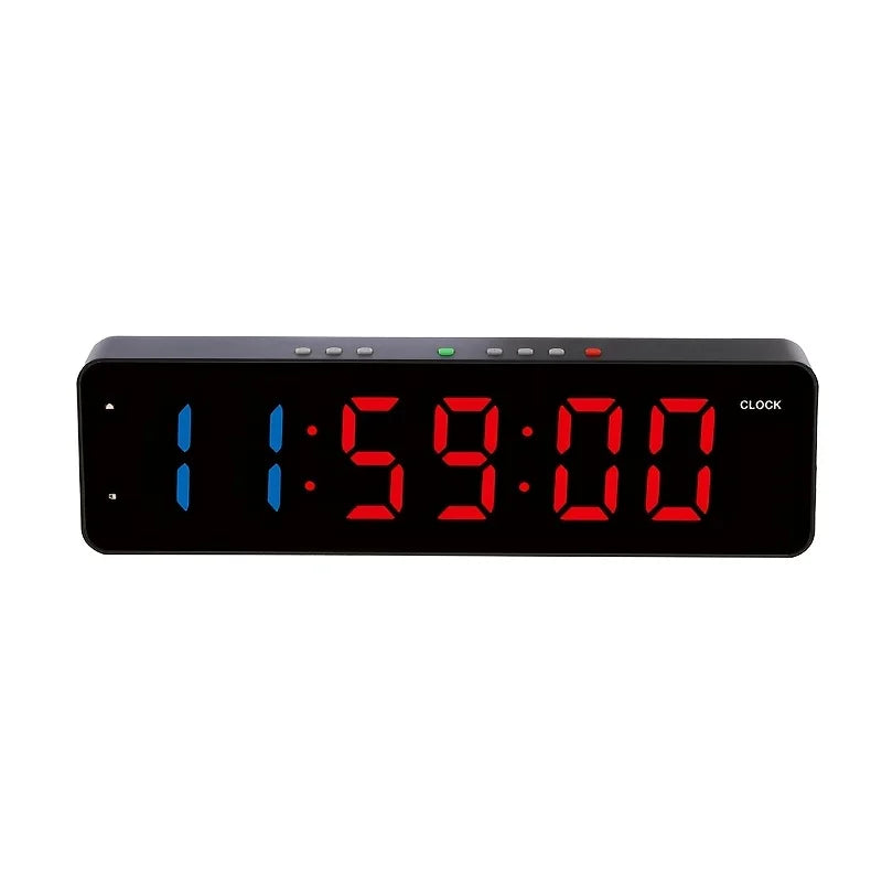 LED Multifunction Timer Countdown Stopwatch Alarm Clock for Home Gym Kitchen Living Room HIIT Tabata EMOM FGB Workout