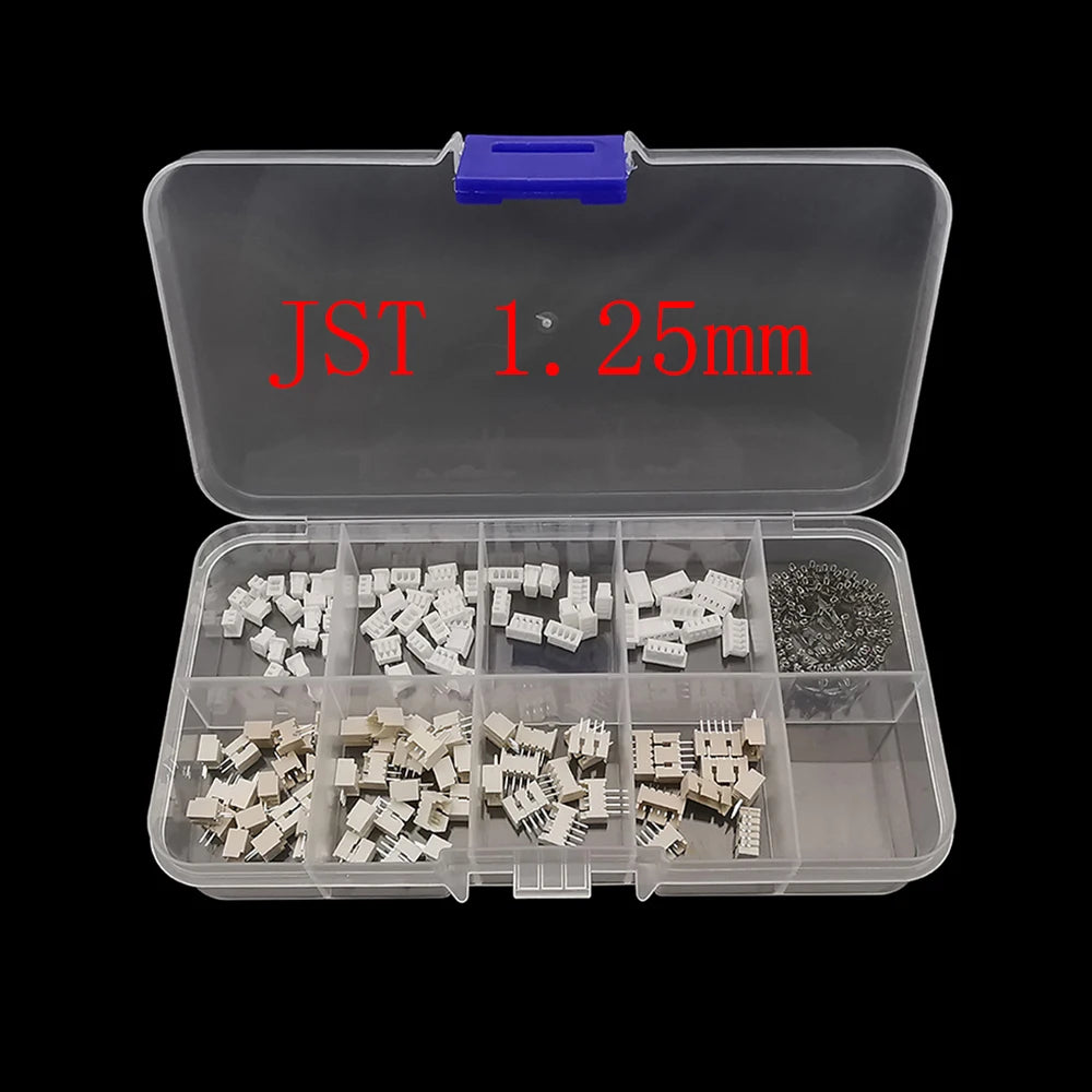JST 1.25/PH2.0/XH2.54/SM2.54/JST SYP 2P/VH3.96 Male Plug + Female Socket Plastic Housing Terminal Pin Header Wire Connector