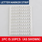 JINH CMK420 DIN Rail Lever Connector Kit Blue Quick Splicing Block with Number Strip for Panel