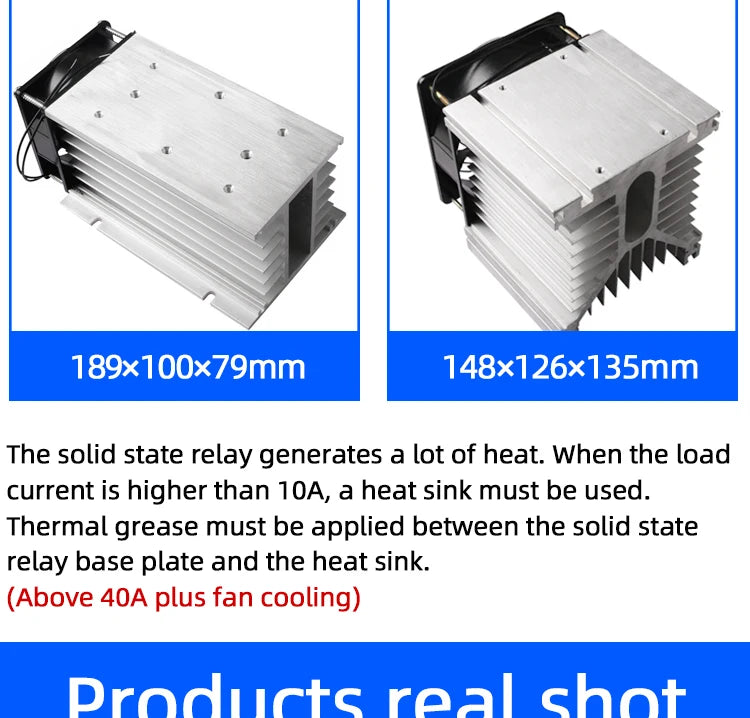 LCTC Three Phase Solid State Relay Forward and Reverse Control Relay DC Motor Stater 10A 25A 40A 60A 80A 10-30VDC 40-480VAC DA