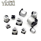 10PCS 6.3V 10V 16V 25V 35V 50V SMD Aluminum Electrolytic Capacitor 2.2UF 4.7UF 10UF 22UF 33UF 47UF 68UF 100UF 220UF 330UF 1000UF