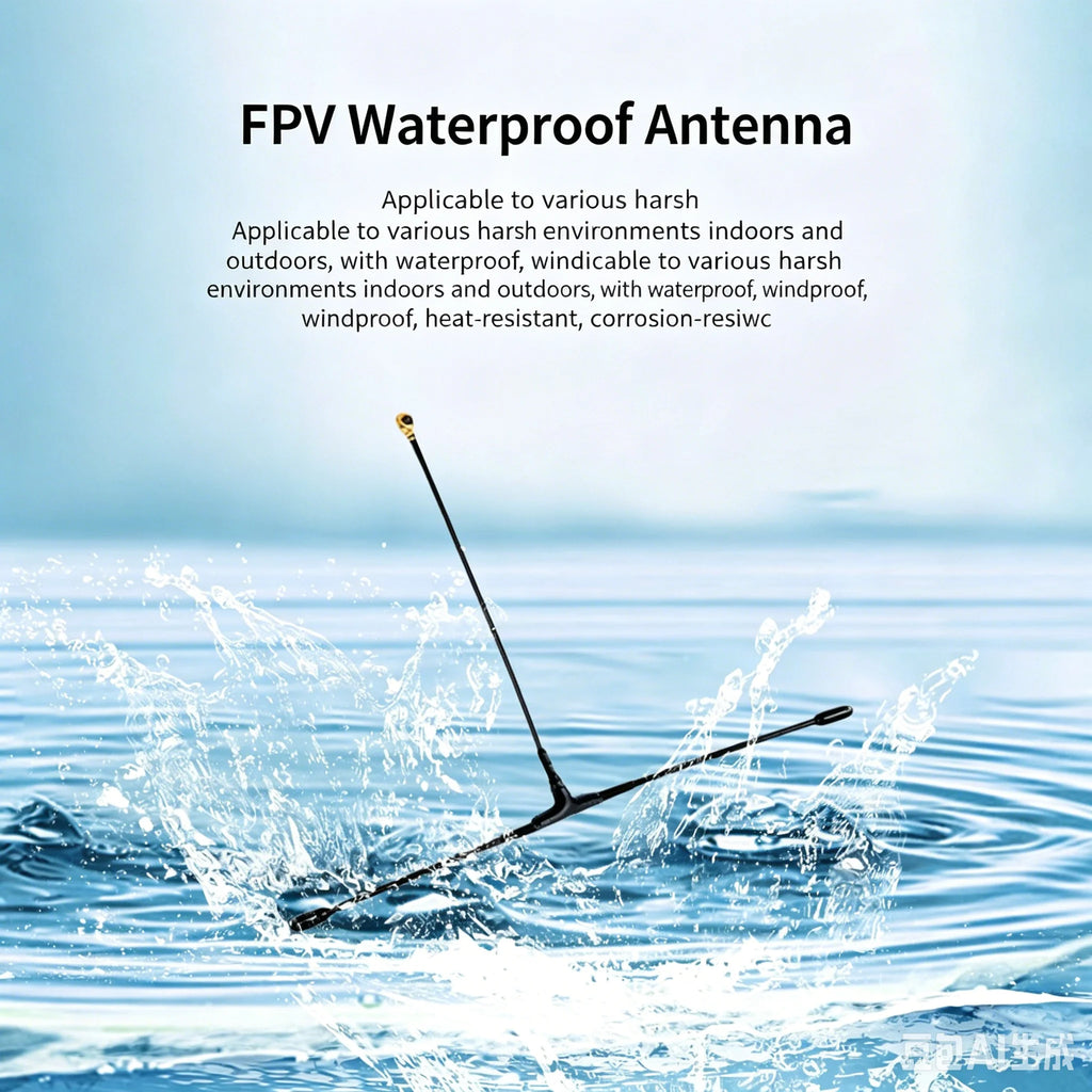 ELRS Receiver 2.4 GHz/915 MHz ExpressLRS High Refresh Rate Drone Communication Antenna for HD Video Transmission and FPV Antenna