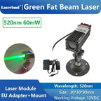 650nm 520nm Red Green Dot Fat Beam Laser Diode Module for Stage Escape Room Wine Base Bar KTV Use