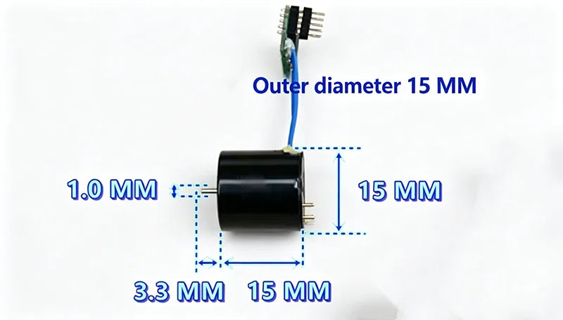 BLDC Small  Motor Hall Sensor High-Speed Neodymium Magnet 3-Phase RC Car Servo Model Car