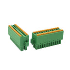 10pcs 2X2-20P KF2EDGKSM-3.5 Compact Double Layer Plug-in Terminal Block Spring Quick Connect DFMC 1,5/20-STF-3,5 1790470 Equival