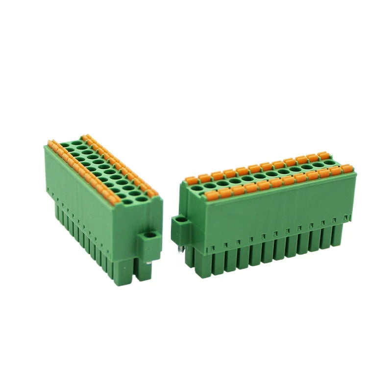 10pcs 2X2-20P KF2EDGKSM-3.5 Compact Double Layer Plug-in Terminal Block Spring Quick Connect DFMC 1,5/20-STF-3,5 1790470 Equival