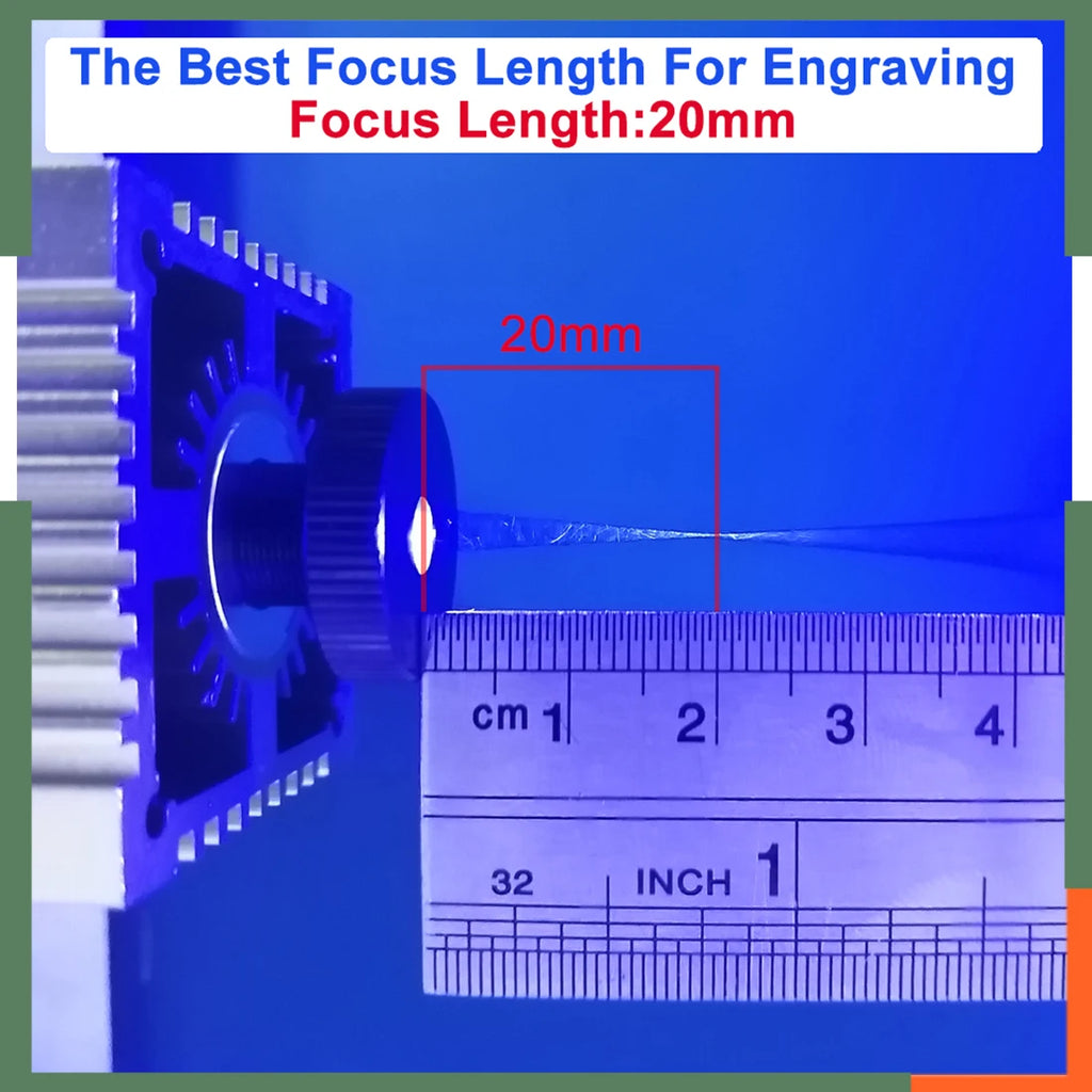LASER TREE 20W Laser Module 450nm 40W TTL Blue Light Laser Engraver Head for Laser Engraving Cutting Machine Wood Working Tools