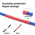 2:1 Times Shrink Heat Shrink Sleeve Tubes Set Thermoresistant Tube Wire Insulated Wiring, Red, Blue, Black Totaling 3 m