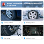 KEBIDUMEI Car Tire Pressure Monitor System USB Android TPMS For Navigation Player Temperature Warning Sensors Car Accessories