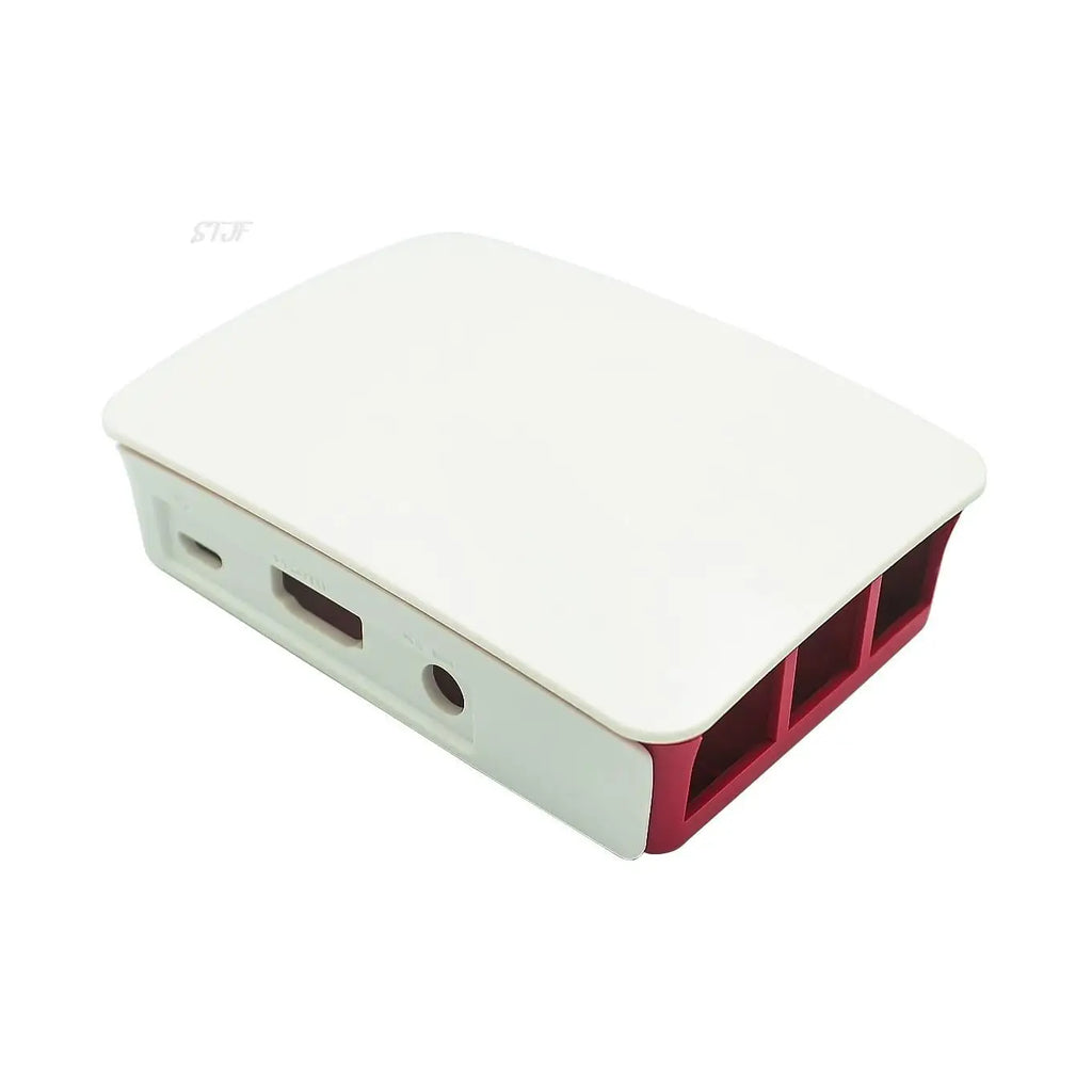 for Raspberry Pi 3 4 Model B ABS Case Plastic Box White Shell Classic Design with Fan with Heatsink for for Raspberry Pi 3 4