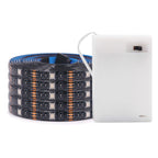 DC 5V 5050 RGB Strip LED Light Battery Powed Waterproof Ribbon Tape Stable Led Strips Indoor Outdoor Decoration Remote Control